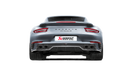 Akrapovic 2016-17 Porsche 911 Turbo/Turbo S (991.2) Slip-On Line Titanium Exhaust System with Tips & Gloss Diffuser - MGC Suspensions