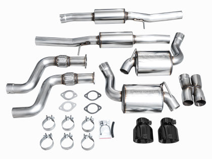 AWE Touring Edition Exhaust w/ 5" Black Tips 2023 Nissan Z