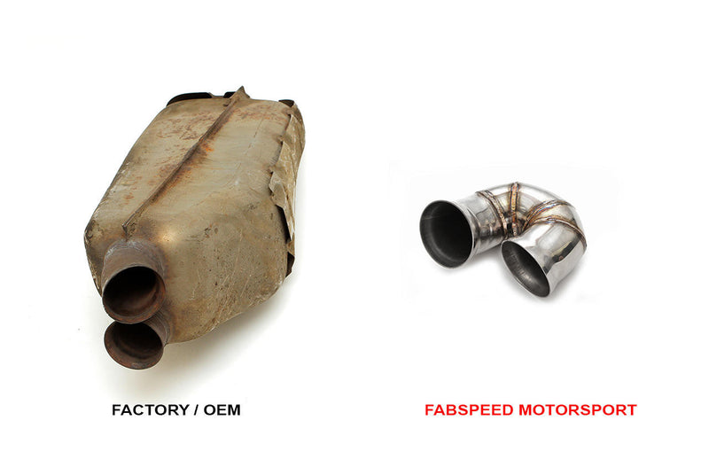 Fabspeed Secondary Muffler Bypass 1990-94 Porsche 911 Turbo 964