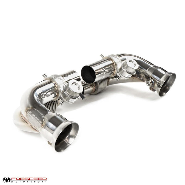 Fabspeed Side Muffler Bypass Pipes 2014-16 Porsche 911 GT3/RS 991