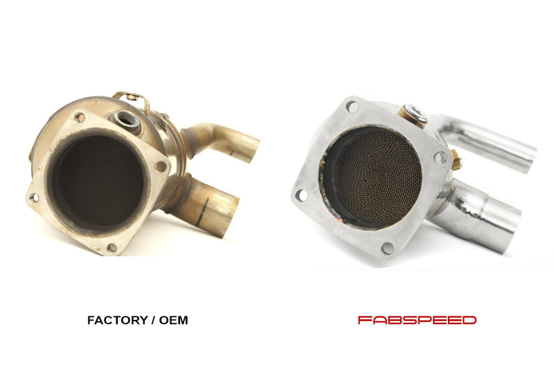 Fabspeed 200 Cell Catalytic Converters 2017-19 Porsche 991.2 Carrera (PSE Only)