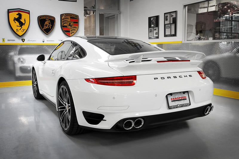 Fabspeed Valvetronic Supersport Exhaust 2017-20 Porsche 911 Turbo 991.2