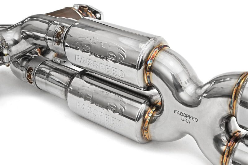 Fabspeed Valvetronic Supersport Exhaust 2017-20 Porsche 911 Turbo 991.2