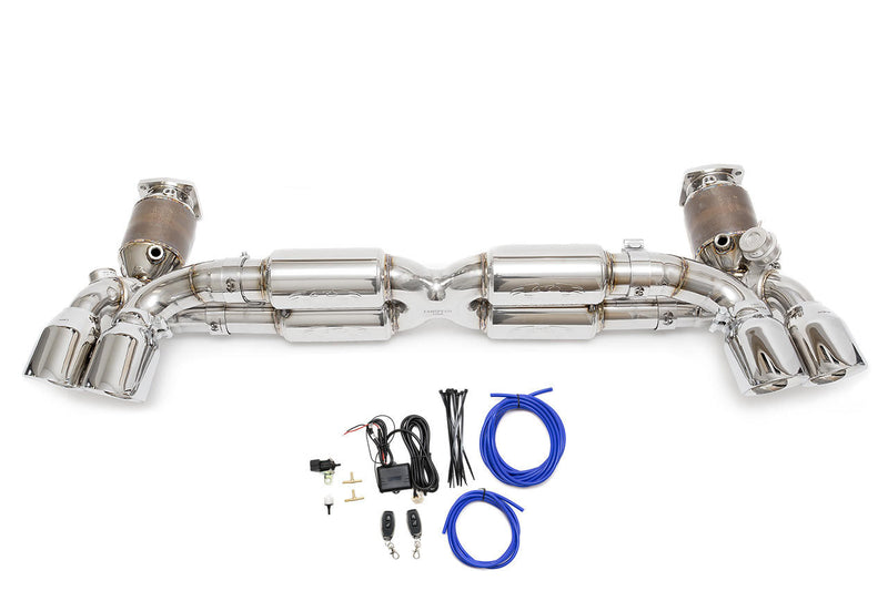 Fabspeed Valvetronic Supersport Exhaust 2017-20 Porsche 911 Turbo 991.2