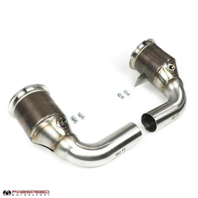 Fabspeed Sport Catalytic Converters 2021+ Porsche 911 Turbo/S 992