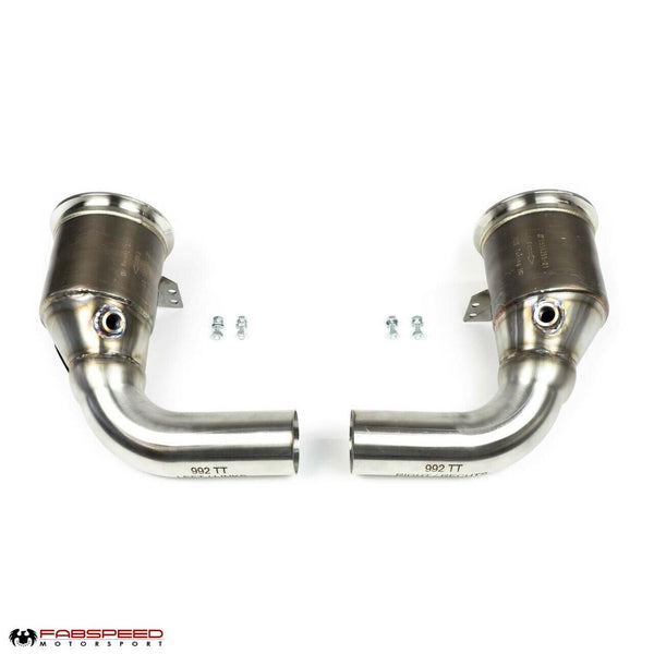 Fabspeed Sport Catalytic Converters 2021+ Porsche 911 Turbo/S 992