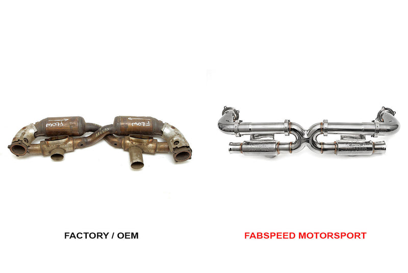 Fabspeed Competition X-Pipe 1995-98 Porsche 911 Turbo 993
