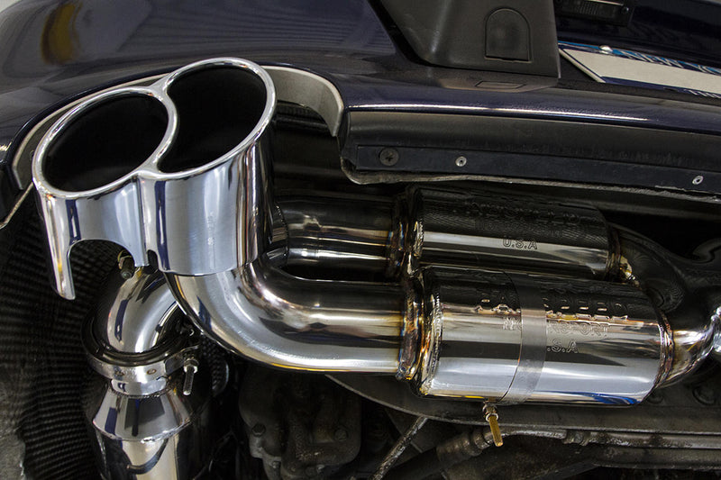 Fabspeed Supersport 70mm X-Pipe Exhaust 2000-05 Porsche 911 Turbo/S 996