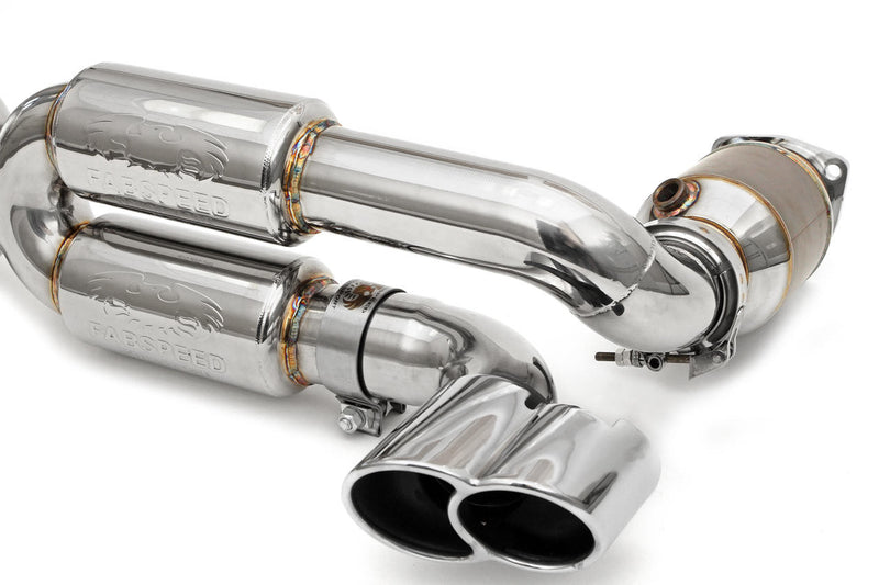 Fabspeed Supersport 70mm X-Pipe Exhaust 2000-05 Porsche 911 Turbo/S 996