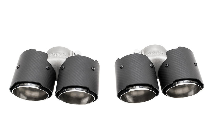 Fabspeed Quad Style Exhaust Tips 2009-12 Porsche 911 Carrera (997.2)