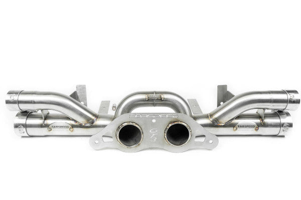 Fabspeed Center Muffler Bypass Pipe 2010-11 Porsche 911 GT3/RS 997.2