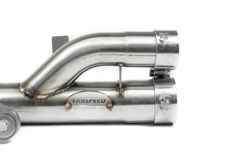 Fabspeed Center Muffler Bypass Pipe 2010-11 Porsche 911 GT3/RS 997.2