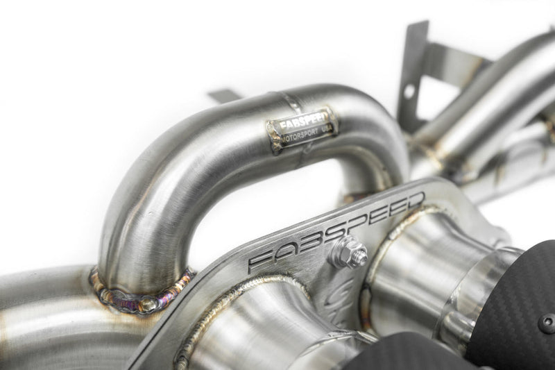 Fabspeed Center Muffler Bypass Pipe 2010-11 Porsche 911 GT3/RS 997.2