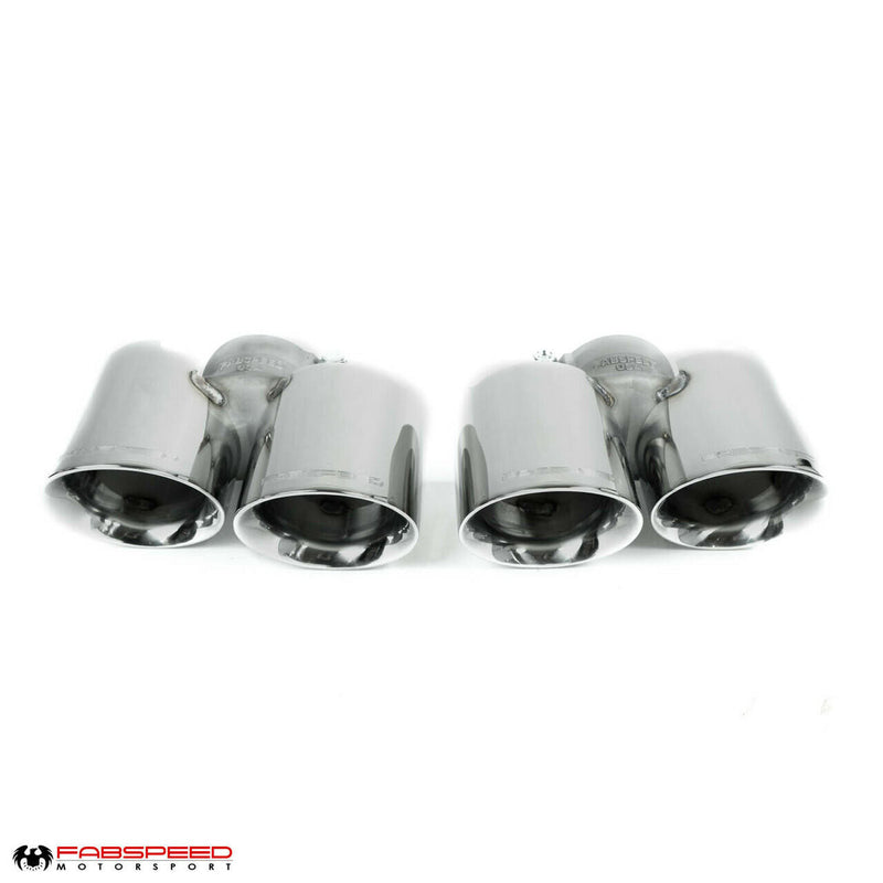 Fabspeed Exhaust Tips 2010-12 Porsche 911 Turbo/S 997.2