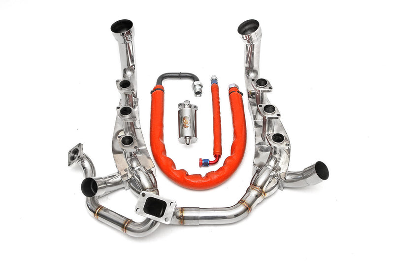 Fabspeed Sport Headers (w/Heat) 1990-94 Porsche 911 Turbo 964