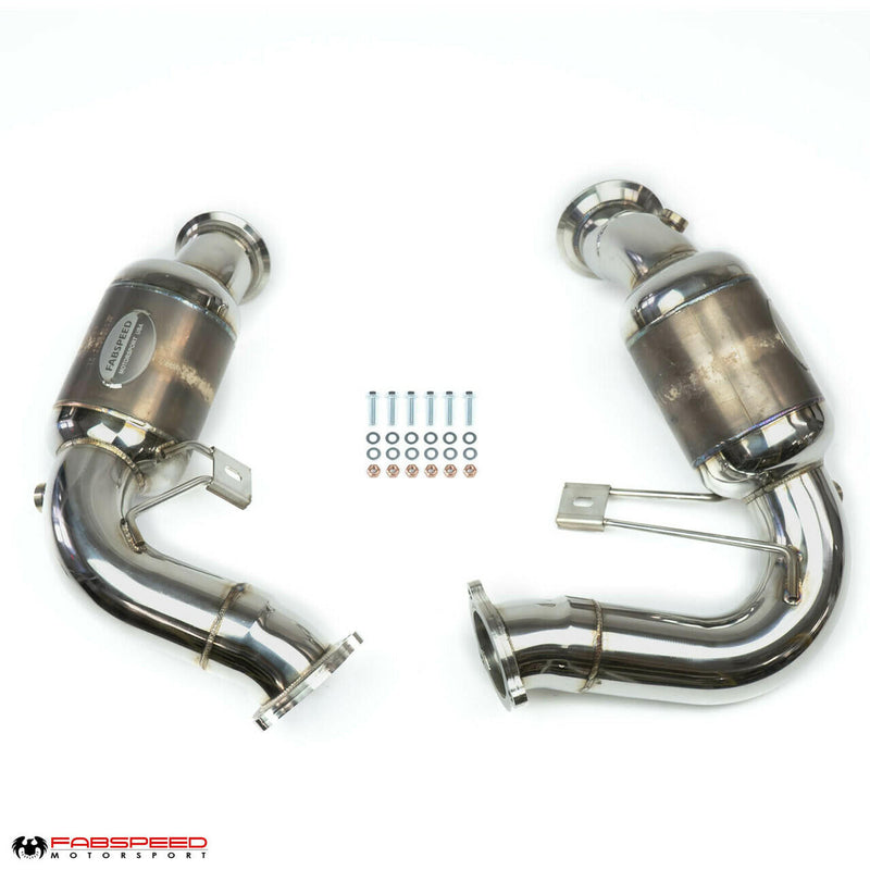 Fabspeed Sport Catalytic Converters 2014-18 Porsche Macan S/GTS/Turbo