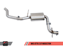 AWE Touring Exhaust w/3.5" Polished Tips 2006-10 Volkswagen Mk5 Jetta GLI 2.0T