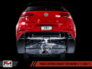 AWE Track Exhaust w/4" Black Tips 2018-19 Volkswagen Golf R Mk7.5