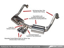 AWE Performance Exhaust w/4" Chrome Tips 2013-16 Porsche 981 Boxster/Cayman