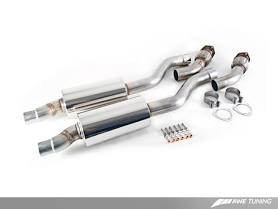 AWE Resonated Downpipes 2008-12 Audi S5 4.2 (B8)