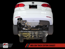 AWE Track Exhaust w/3.5" Black Tips 2005-14 Volkswagen Mk5 Jetta/Mk6 Sportwagen 2.5