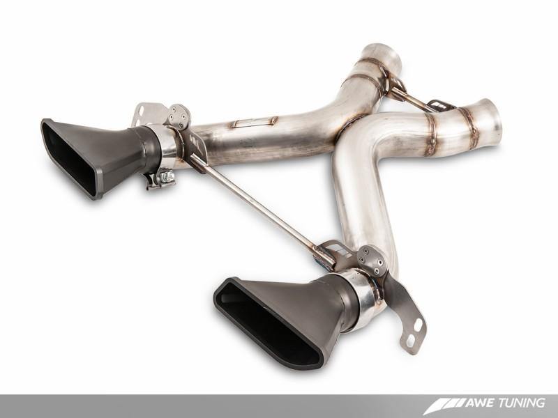 AWE Tuning McLaren 650S Performance Exhaust - Black Tips - MGC Suspensions