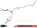 AWE Tuning Audi B9 A5 Touring Edition Exhaust Dual Outlet - Diamond Black Tips (Includes DP) - MGC Suspensions