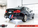 AWE Tuning BMW F3X 340i Touring Edition Axle-Back Exhaust - Diamond Black Tips (90mm) - MGC Suspensions