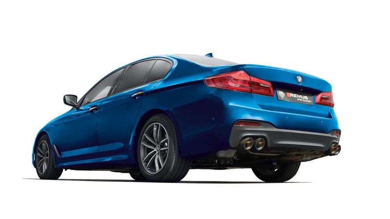 Remus BMW 5 Series M550I Xdrive G30 Sedan 2017 M550I Xdrive 4.4L 340 kw (N63R) Axle Back