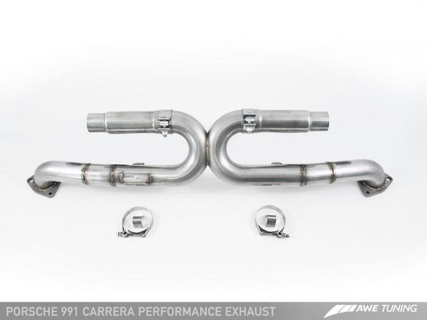 AWE Tuning 991 Carrera Performance Exhaust - Use Stock Tips - MGC Suspensions