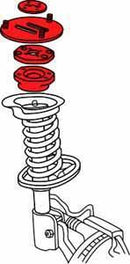 SPC Performance 1999-04 BMW E46 3-Series Front Adjustable Strut Mounts - MGC Suspensions