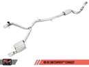 AWE Tuning Audi B9 A5 SwitchPath Exhaust Dual Outlet - Chrome Silver Tips (Includes DP and Remote) - MGC Suspensions