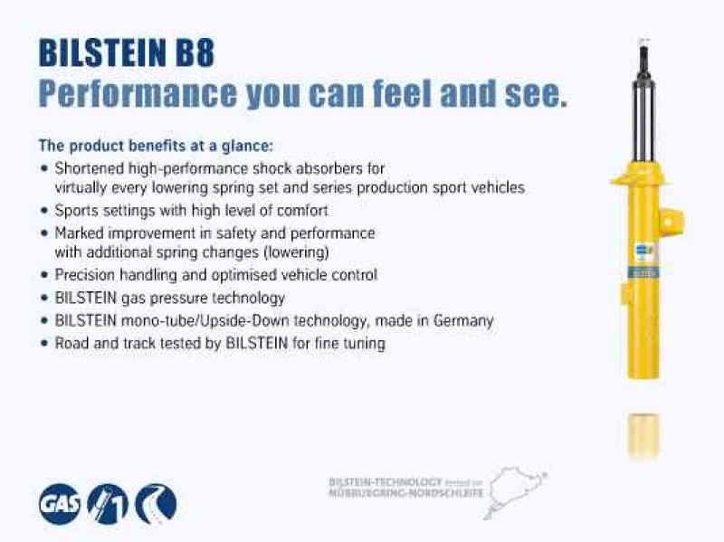 Bilstein B8 2014-15 Mini Cooper Base/S Rear Twintube Strut Assembly - MGC Suspensions