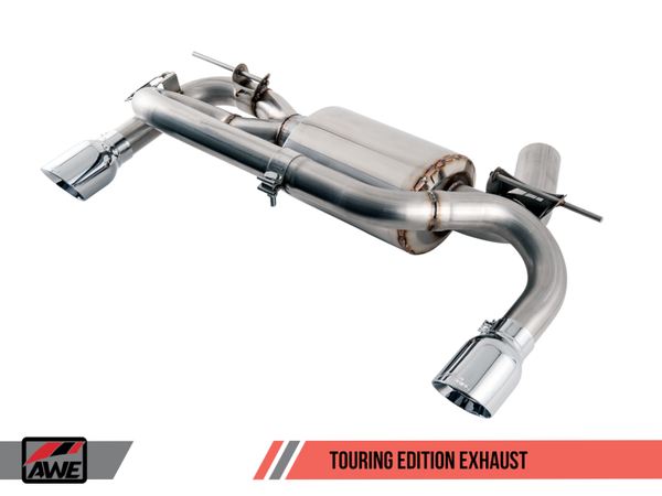 AWE Tuning BMW F22 M235i / M240i Touring Edition Axle-Back Exhaust - Diamond Black Tips (102mm) - MGC Suspensions