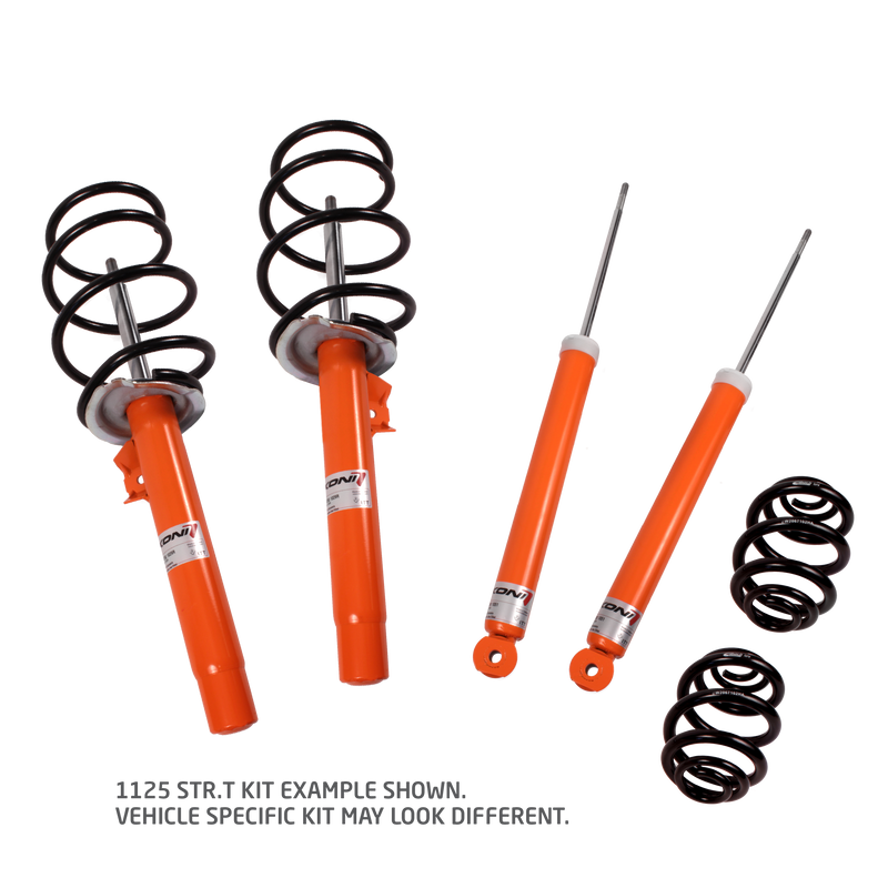 KONI STR.T (Orange) Lowering Suspension Kit for 2006-2014 Volkswagen Golf/GTI/Rabbit. (1125 1062) - MGC Suspensions