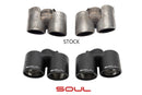 SOUL Performance 2005-08 Porsche 997.1 Carrera S Bolt On Exhaust Tips - MGC Suspensions