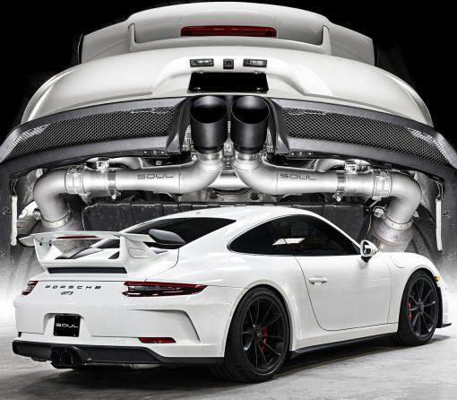 SOUL Performance Porsche 991 GT3 / 911R Center Muffler Bypass Exhaust - MGC Suspensions