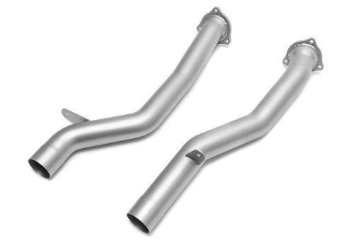 SOUL Performance Porsche 958 Cayenne Secondary Cat Bypass Pipes - MGC Suspensions