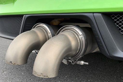 Porsche 991.1 / GT3 Bolt-On Resonated Turn Down Exhaust Tips - MGC Suspensions