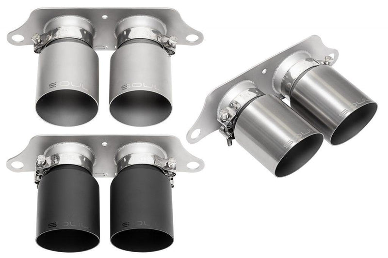 SOUL Performance Porsche 991 GT3 Bolt-On Exhaust Tips - MGC Suspensions