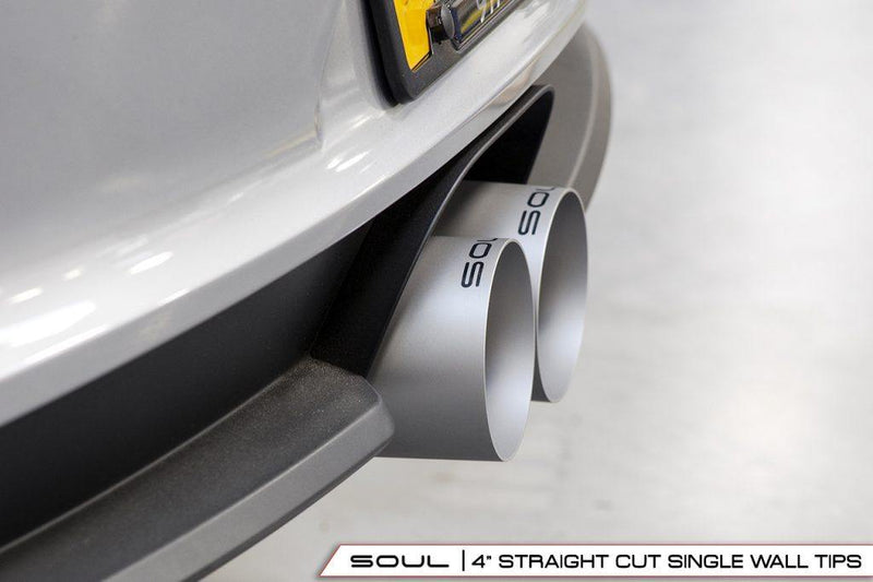 SOUL Performance Porsche 991 GT3 Bolt-On Exhaust Tips - MGC Suspensions