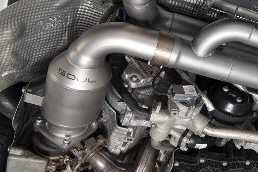 SOUL Performance Porsche 991.2 Carrera Base or S (without PSE) 200 Cell High Flow Catalytic Converters - MGC Suspensions