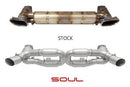 SOUL Performance Porsche 997.2 Turbo X-Pipe Exhaust System - MGC Suspensions