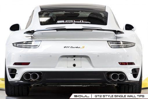 SOUL Performance Porsche 991 Turbo X-Pipe Exhaust - MGC Suspensions