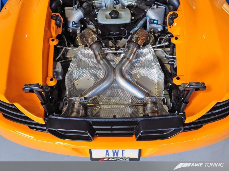 AWE Tuning McLaren MP4-12C Performance Exhaust - Machined Tips - MGC Suspensions