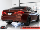 AWE Tuning 2018-19 BMW M5 (F90) 4.4T AWD SwitchPath Cat-Back Exhaust System with Chrome Silver Tips-MGC Suspensions