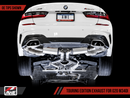 AWE Tuning 2019+ BMW M340i (G20) Resonated Touring Edition Exhaust with Quad Chrome Silver Tips-MGC Suspensions
