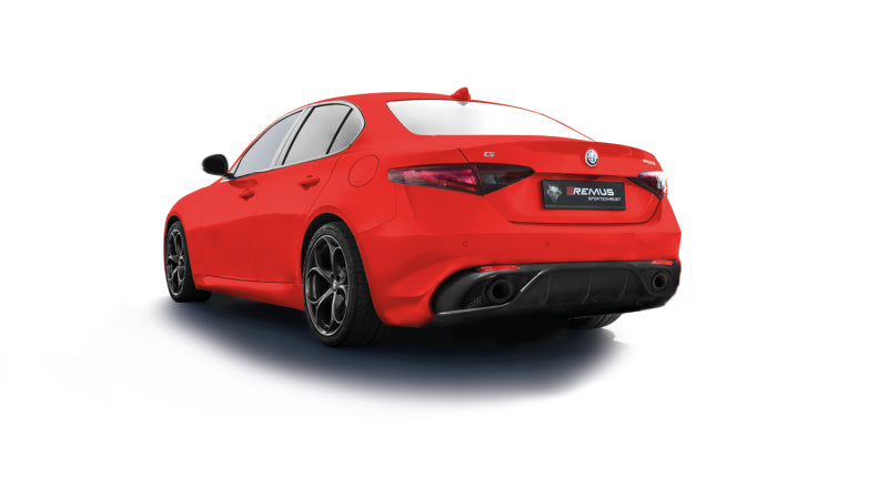 Remus Alfa Romeo Giulia Veloce Q4 AWD Type952 10/2016 2.0L Turbo Multiair 206 kw Axle Back