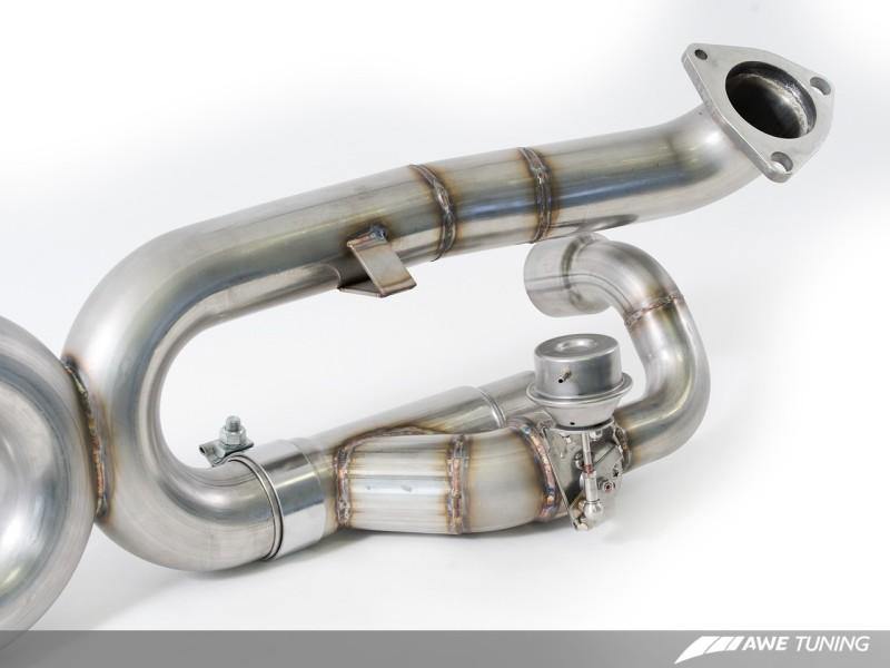 AWE Tuning Porsche 991 SwitchPath Exhaust for PSE Cars Chrome Silver Tips - MGC Suspensions