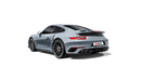 Akrapovic 2016-17 Porsche 911 Turbo/Turbo S (991.2) Slip-On Line Titanium Exhaust System with Tips & Gloss Diffuser - MGC Suspensions